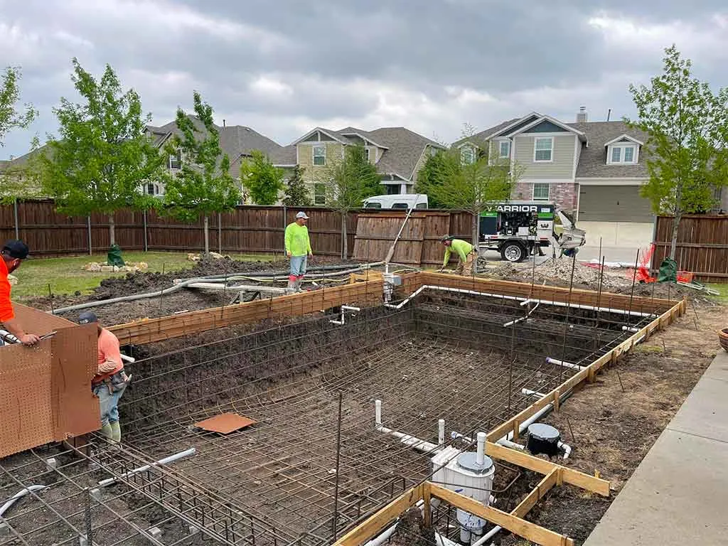 pool construction